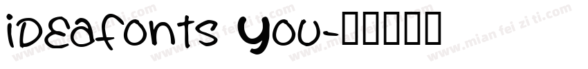 ideafonts You字体转换